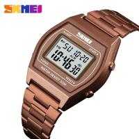 ราคา แบรนด์SKMEIนาฬิกาStore SKMEIแฟชั่นสำหรับผู้หญิงนาฬิกาสแตนเลสสตีลธรรมดานาฬิกาผู้หญิงกันน้ำนาฬิกาข้อมือนาฬิกาผู้หญิง1328 (5012564323)
