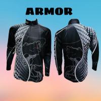 ราคา แถมผ้าบัพ เสื้อตกปลา JK Thailand เสื้อกันยูวี สำหรับกีฬากิจกรรมกลางแจ้ง ลาย ARMOR รังสี UV 80 แห้งเร็ว บริการเก็บเงินปลายทาง สำหรับคุณ (16214982847)