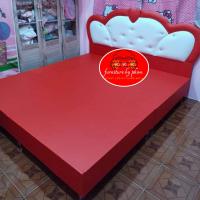 ราคา เตียงนอน มงกุฎเจ้าหญิง สินค้าพร้อมส่ง หัวเตียง ฐานเตียง เตียงบล็อก เตียงคู่ เตียงราคาถูก เตียงส่งออก (14180336341)