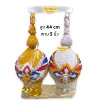 ราคา พานพุ่ม พานพุ่มเงินทอง พานพุ่มผ้า ตั้งโต๊ะหมู่บูชา ตั้งหน้าพระบรมฉายาลักษณ์ ขนาด 5นิ้ว (15086948669)