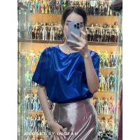 ราคา oversize wink shirt เสื้อยืด คอกลมวิบวับ วิ้งๆ เงา สายปาร์ตี้ งานเลี้ยง (21211852303)