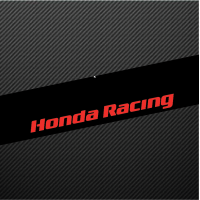 ราคา สติ๊กเกอร์คาดกระจกหน้า honda racing สติ๊กเกอร์บังแดดรถยนต์ (16948317781)