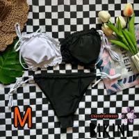 ราคา SHEIN BIKINI ชุดว่ายน้ำทูพีซ ชุดว่ายน้ำสีดำ พร้อมส่งจากไทย BLACK SIZE M SHBLK0140 (21118416549)