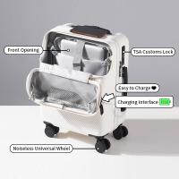 ราคา ZT กระเป๋าเดินทางล้อลาก ขนาด 20 นิ้ว วัสดุ PC ABS รุ่นขายดี ดีไซน์สุดหรู ใบใหญ่จุของได้เยอะ กันน้ำ มีพอร์ตชาร์จ USB กระเป๋าลาก พร้อมส่ง (20073187101)