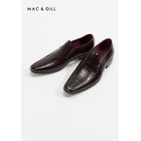 ราคา Mac Gill รองเท้าผู้ชายหนังแท้แบบ Samuel Brown Leather Business Classic Shoes Formal and casual wear (12390291783)