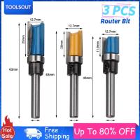 ราคา Toolsout เครื่องตัดดอกเราเตอร์ดอกเราเตอร์ร่องดอกสว่านแบบตรงก้าน1 4 จำนวน3ชิ้น (8813199516)