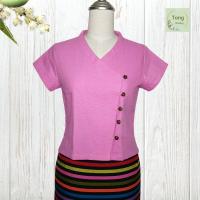 ราคา เสื้อผ้าไทย เสื้อผ้าฝ้าย เสื้อพื้นเมือง ผ้าไทย ชุดพื้นเมือง ผ้าฝ้าย เสื้อผ้าไทยผญ เสื้อใส่กับผ้าถุง เสื้อผ้าพื้นเมือง เสื้อพิกุล (19473187512)