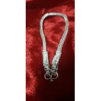 ราคา สร้อยข้อมือเงินแท้ 92 5 ลายสี่เสามังกร หนา 3 มิล สร้อยมีความหนาให้เพิ่มความยาวจากเดิมอีกครึ่งนิ้วนะคะ (3438964881)