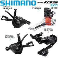 ราคา Shimano 105 RS700 R7000 Groupset 2x11 Speed Road Bike RS700 Flatbar Shifter R7000 Front Derailleur Rear Derailleur For Road Bicycle Folding Bicycle (16282652502)