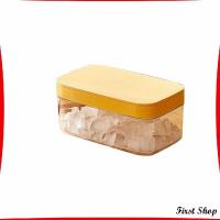 ราคา First กล่องใส่น้ำแข็ง ถาดน้ำแข็ง ที่ทำน้ำแข็ง ถาดน้ำแข็งตู้เย็นของใช้ในครัวเรือน ice tray with cover (14833110483)