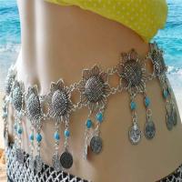 ราคา เข็มขัดเต้นระบำระย้า 30แบบ เข็มขัดโซ่ Beach Tribal Bellydance สีSilve Golden (1109046078)