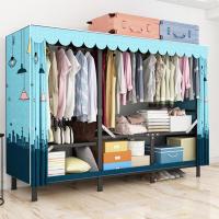 ราคา Replica shop ตู้เสื้อผ้า ตู้เสื้อผ้าเหล็ก ตู้เสื้อผ้าพับได้ ตู้เหล็ก ชั้นวางเสื้อผ้าเหล็ก ชั้นวาง ผ้า (18489147784)