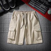 ราคา Korean Men Cargo Short Pants Casual Shorts Cargo Pants Khaki Half Pants (18491301710)