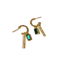 ราคา WANGXIY Geometric Irregular Tassel Earrings for Women New Fashion Zircon Earring (19037968058)