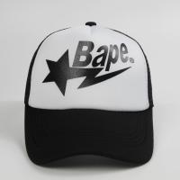 ราคา Bape letter พิมพ์ตาข่ายหมวกผู้ชายแฟชั่นกลางแจ้งหมวก Trucker หมวกเบสบอลผู้หญิง (20420147411)