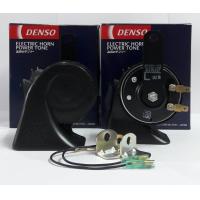 ราคา แตรหอยโข่งรถยนต์ DENSO แท้ สีดำ 12V 1คู่ (378622485)
