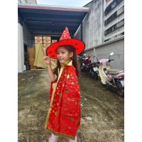 ราคา ชุดฮาโลวีนเด็ก ชุดแม่มด ชุดคอสเพลย์ ธีมฮาโลวีน ผ้าคลุมแม่มด ชุดแฟนซีสำหรับเด็ก ชุดเซ็ทแม่มด หมวก พร้อมส่งจากไทย (20479000274)