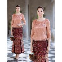 ราคา เสื้อลูกไม้ฝรั่งเศส ลูกไม้ใยบวบเนื้อดี ลายลูกไม้แน่นทั้งตัว (20611665970)