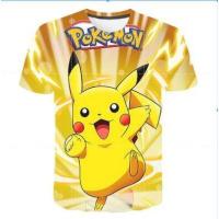 ราคา ใหม่ เสื้อยืดแขนสั้น พิมพ์ลายการ์ตูนโปเกม่อน ปิกาจู 3D แฟชั่นฤดูร้อน สําหรับเด็กผู้ชาย และเด็กผู้หญิง (16400776274)