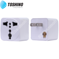 ราคา FS 18E ปลั๊กแปลงขาแบน มี Fuse Toshino โตชิโน (8877226075)