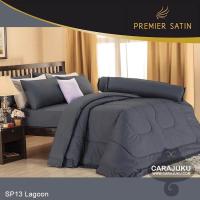 ราคา PREMIER SATIN ชุดผ้าปูที่นอน ผ้านวม 3 5 ฟุต สีเทา Lagoon SP13 ชุด 4 ชิ้น ซาติน ชุดเครื่องนอน ผ้าปู ผ้าปูที่นอน ผ้าปูเตียง (415544363)