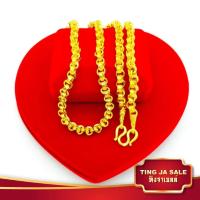 ราคา สร้อยคอทอง ลายทาโร่ตัดขอบ น้ำหนัก5บาท ยาว24นิ้ว ชุบทองคำแท้ 24K สินค้าขายดีพร้อมส่ง (923332746)