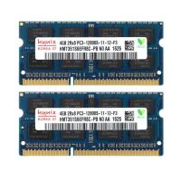 ราคา Hynix RAM DDR3 8GB 2X4GB 1600MHz หน่วยความจำแล็ปท็อป2Rx8 PC3 12800S 204Pin SODIMM โมดูลหน่วยความจำ (7447302546)