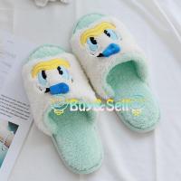 ราคา BS รองเท้าใส่ในบ้าน หัวเปิด รองเท้า สลิปเปอร์ ขนนุ่ม Slipper disney donald bad badz maru (10940631846)