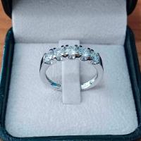 ราคา Pre order แหวนเพชรแถว 5 1 0 กะรัต ทอง 3 5 กรัม 18k เพชรแท้เบลเยี่ยม น้ำ 98 ใส่ได้ทุกวัน (20546887835)