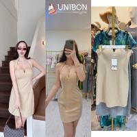 ราคา N1 เดรสสั้นคล้องคอ ผ้าเด้งนุ่ม เรียบหรูดูแพง ทรงสวยมาก มีฟองน้ำ งานป้ายzara (20269644023)