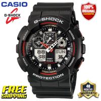 ราคา เดิม G Shock ผู้ชายกีฬานาฬิกา GA100 LED แสดงเวลาคู่ 200M กันน้ำเวลาโลก G Shock ผู้ชายกีฬานาฬิกาข้อมือที่มีการรับประกันอย่างเป็นทางการ 4 ปี GA 100 1A4 (20437306096)