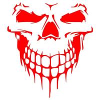 ราคา ANGELIO เท่ห์สร้างสรรค์สติ๊กเกอร์ไวนิลกันน้ำติดกระจกหลังแบบ DIY ฟิล์มรถเก๋งสะท้อนแสงสติ๊กเกอร์ตลกตกแต่งรถสติกเกอร์ตกแต่งรถรูปหัวกะโหลกอุปกรณ์ตกแต่งภายนอก (19943970068)