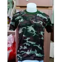 ราคา 03 เสื้อยืด คอกลม ลายพราง มี ไซร์ M L 2XL 3XL (2540642959)