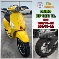 ราคา ยางรถมอเตอร์ไซค์ MSX KSR DURO ชุด 2 เส้น ขอบ12 HF918 TL ชนิดไม่ใช้ยางใน หน้า หลัง 120 70 12 130 70 12 (12026581042)