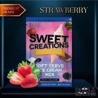 ราคา ผงทำไอศครีมซอฟท์เสิร์ฟ Sweet Creations Premium รสสตรอเบอร์รี่ (8016293381)