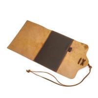 ราคา สมุดปก A5หนังแท้สำหรับนักเรียนสมุดโน๊ตปกหนังสือท่องเที่ยวสมุดไดอารี่พร้อมที่วางปากกาเครื่องใช้สำนักงาน (20485190187)