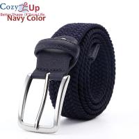 ราคา Cozy Up 120เซนติเมตร 3 3เซนติเมตรเข็มขัดยืดหยุ่นสำหรับผู้ชายกอล์ฟเข็มขัดหนังชายผ้าใบยืดถักเข็มขัดเอวยางยืด (4412428886)