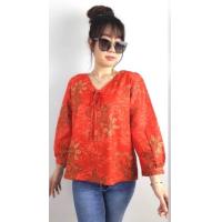 ราคา เสื้อผ้าป่านเนปาล ลายก้านแก้ว คอโบว์ผูก ปลายแขนพองสามส่วน เสื้อผู้หญิง เสื้อแฟชั่น เสื้อสงกรานต์ ฟรีไซส์รอบอก34 43 นิ้ว มี 6 สี (18522032350)