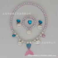 ราคา พร้อมส่งจากไทย ชุดสร้อยสำหรับเด็ก เซตสร้อยคอไข่มุก สร้อยนางเงือก (20382994025)