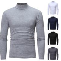 ราคา Winter Warm Half Turtleneck Fashionable Thermal Underwear Mens Stand Collar Basic Plain T shirt Tops Sweater Long sleeved Tops Fashion (20305914615)
