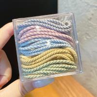 ราคา Korean New Simple Hair Tie Set High Elasticity Rubber Band Women Ponytail Hair Rope Ponytail Set with Box (19655281266)