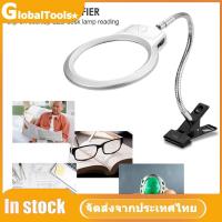ราคา ส่งเร็วพิเศษ แว่นขยายแบบหนีบโต๊ะมีไฟ LED โคมไฟหนีบ 2x 5x แว่นขยาย (20803146180)