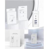 ราคา USB Chargerปลั๊กพกพา ชาร์จไว 2 4A PD 2 พอร์ต USB 2 พอร์ต ULTRA HIGH Fast Charger ยาว 1 เมตร (17410946543)