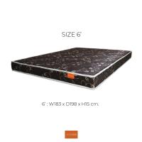 ราคา ZEN Collection ที่นอนยาง PE หนา 6 นิ้ว TOFFY หุ้มผ้า ขนาด 3 5 ฟุต 5 ฟุต 6 ฟุต PE Foam Mattress (17487766433)