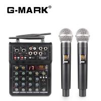 ราคา Audio Mixer ไมโครโฟนในตัว G MARK Studio 6ไมโครโฟนไร้สายสำหรับ PC Home Party Show Church Wedding (20878513898)