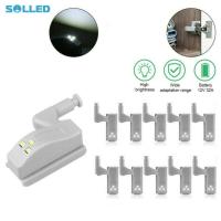 ราคา SOLLED 10ชิ้นตู้ตู้เสื้อผ้าบานพับไฟเซ็นเซอร์ Led สำหรับตู้เสื้อผ้าตู้ครัวประตูตู้เสื้อผ้า (11297948268)