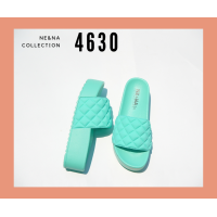 ราคา รองเท้าเเฟชั่นผู้หญิงเเบบเเตะสวมส้นตัน No 4630 NE NA Collection Shoes (18479555111)