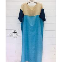 ราคา Odee Cutie Daily Fashion linin Dress เดรสผ้าลินินทรงเก๋ มีลูกเล่นเนื้อผ้าดี สวมใส่ง่าย ใส่ได้หลายโอกาส Big Size 50 (8344535239)
