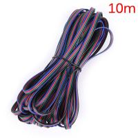 ราคา Water Nihai 5 เมตร 10 เมตร 4 PIN RGB ขยายสายเคเบิ้ลสายไฟสำหรับ 3528 5050 RGB หลอดไฟ LED Strip (11477757937)