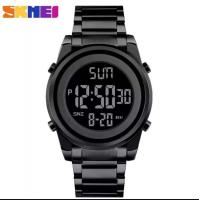 ราคา SKMEI แบรนด์แท้ กันน้ำ สองเวลา จับเวลา ตั้งปลุก วันที่ เดือน สัปดาห์ 12 24 ชม EL Backlight นับเวลาถอยหลัง พร้อมกล่องเหล็ก (19897415609)